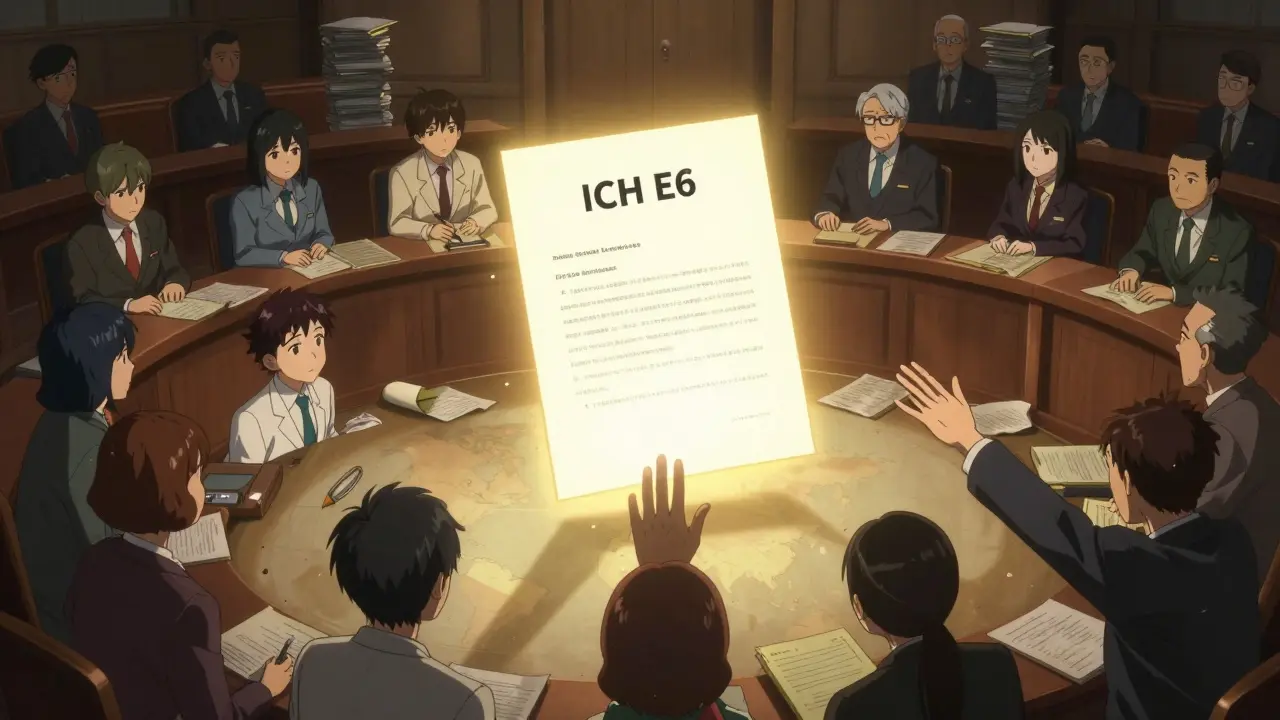 Regulators from around the world united around a radiant ICH E6 guideline document.