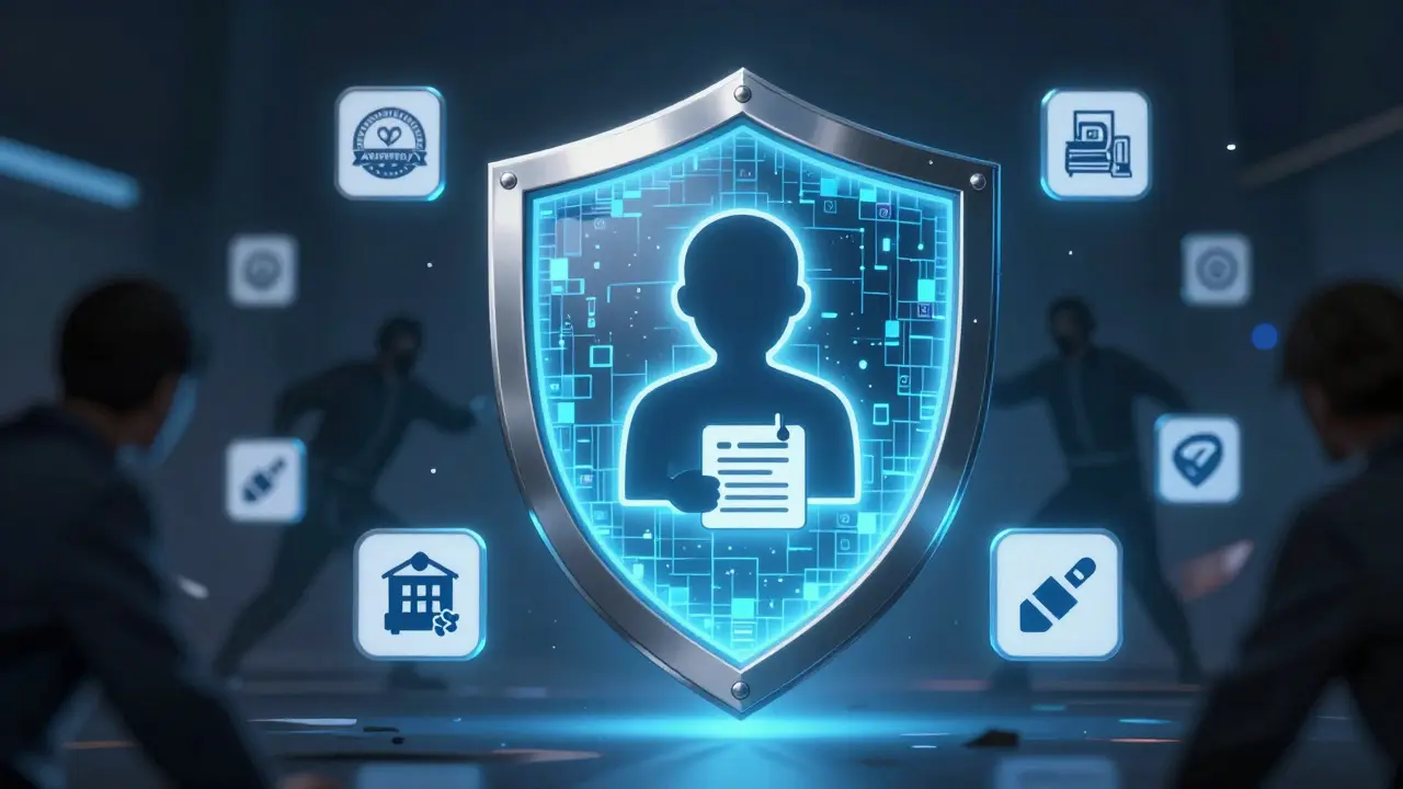 Digital shield protecting patient from online pharmacy scams